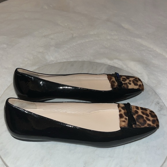 Prada Black Patent Leather Loafer Flats 39.5 - Picture 3 of 11